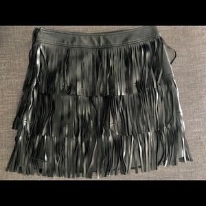 Leather skirt D&G